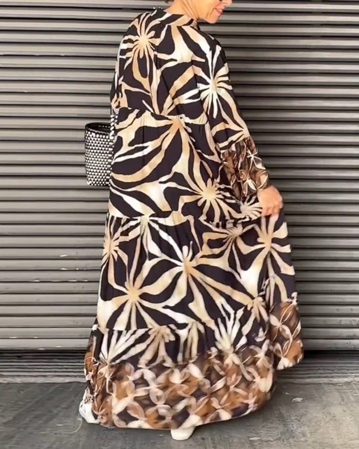 ANNA - Lockeres Kleid mit Aufdruck