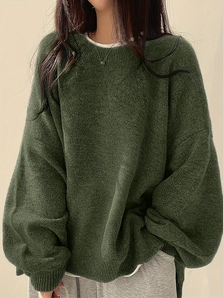 Pearline™ Pullover Mit Rundhalsausschnitt Und Langen Ärmeln