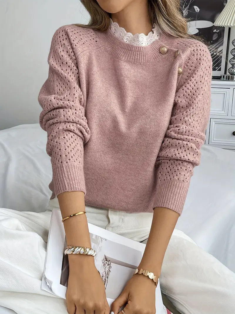 Crelace™ Stylischer Strickpullover