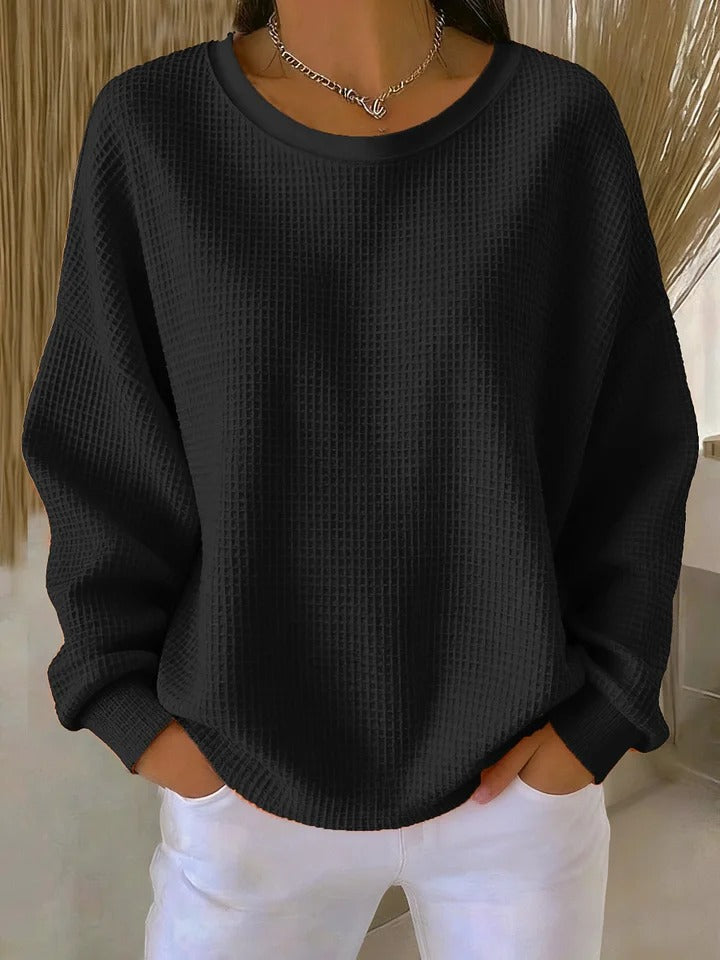 Elora - Texturiertes Sweatshirt
