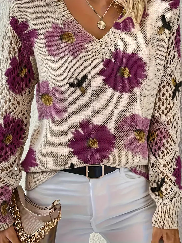 Tatyana Stilvolle Strickjacke Mit V-Ausschnitt