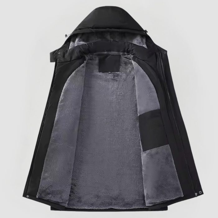 WASSERDICHTE JACKE MIT FLEECE FUTTER