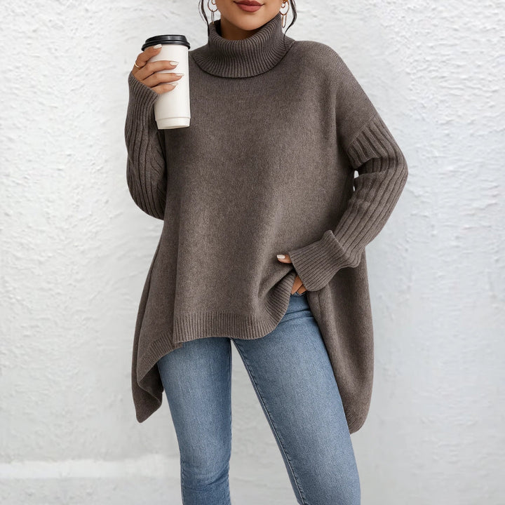 Brigit - Pullover mit lockerer Passform und Rollkragen
