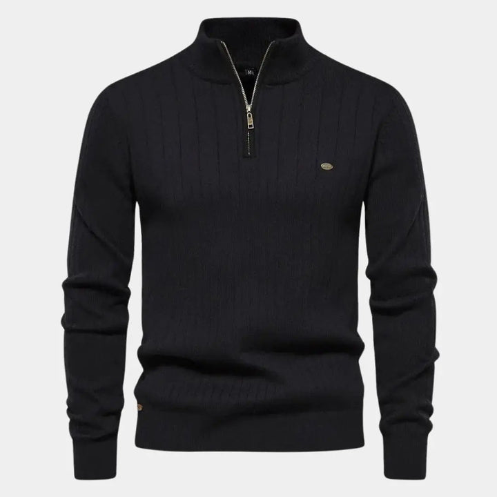 Baumwollstrickpullover