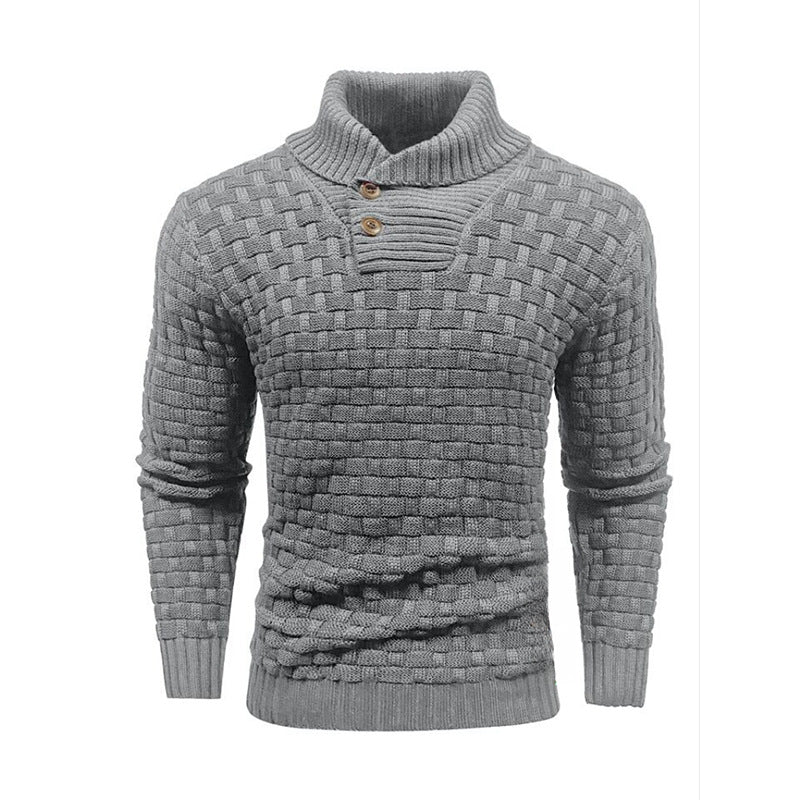 Zach Lässiger Pullover aus Strukturstrick