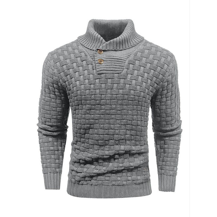 Zach Lässiger Pullover aus Strukturstrick