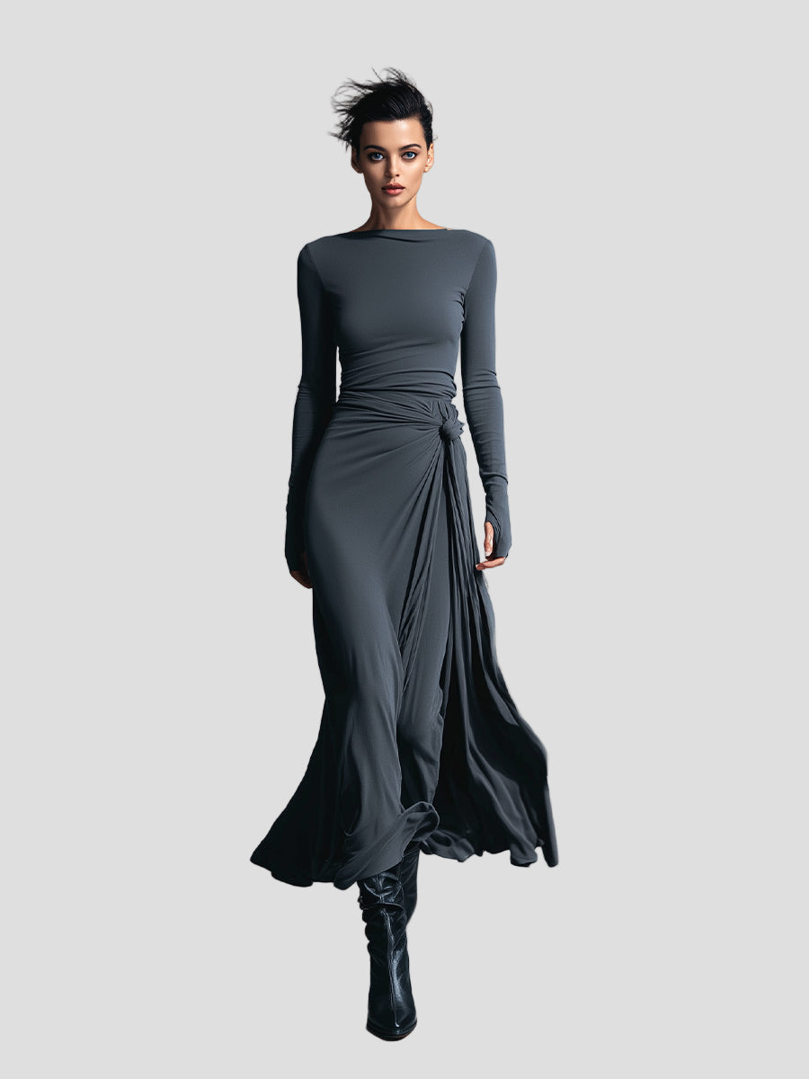 Anna - Elegantes Kleid aus elastischem Stoff mit formendem Effekt