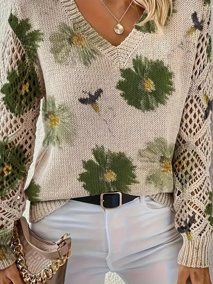 Tatyana Stilvolle Strickjacke Mit V-Ausschnitt