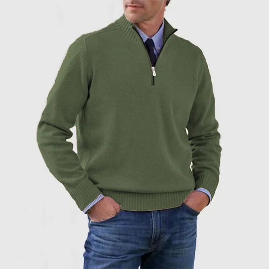 Ben™ Langarm Herren Zip-Pullover