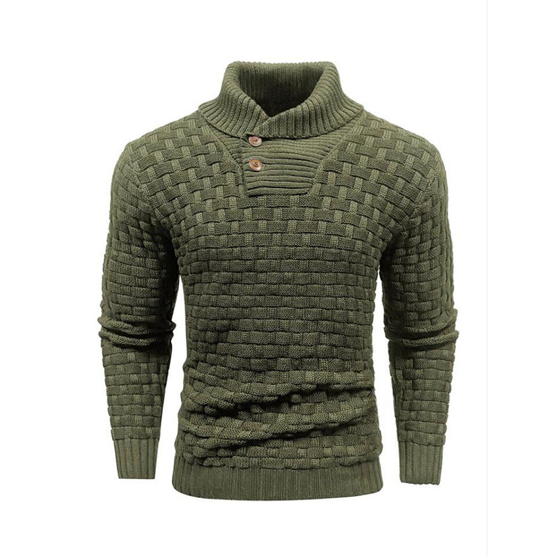Zach Lässiger Pullover aus Strukturstrick