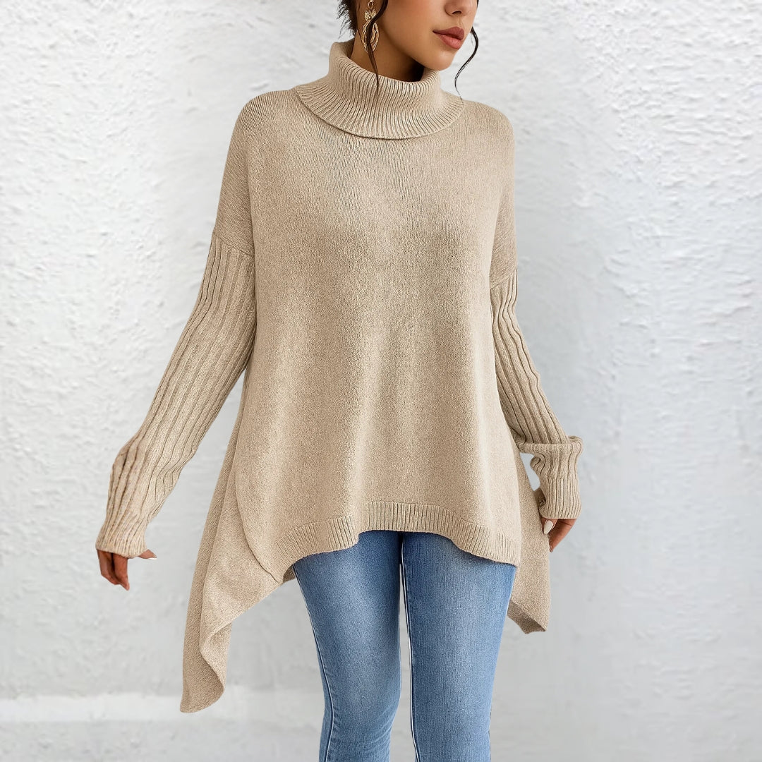 Brigit - Pullover mit lockerer Passform und Rollkragen