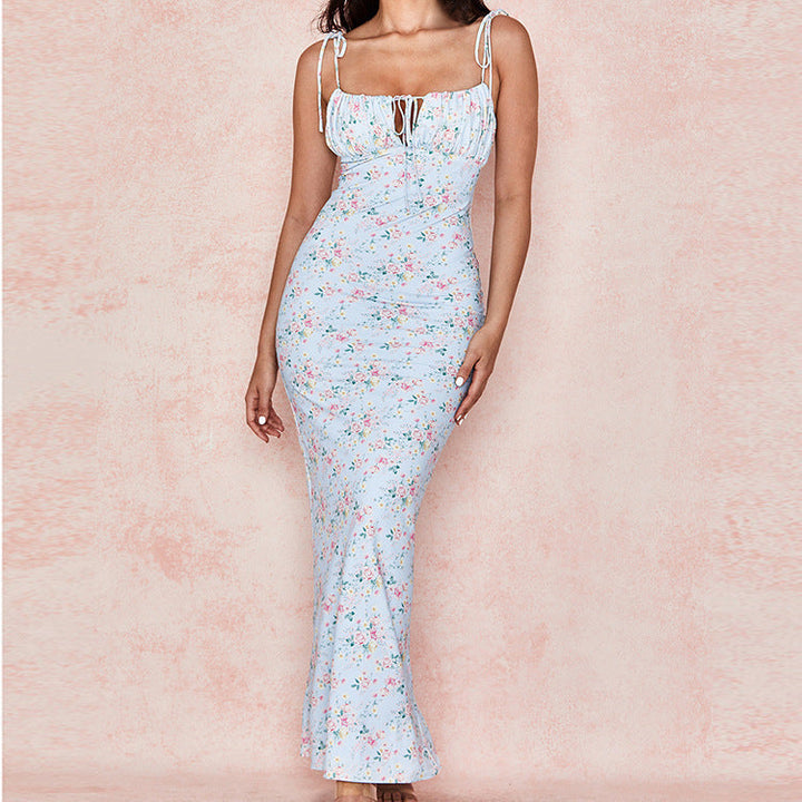 Sommerkleid mit Blumendruck
