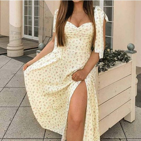 Sommerkleid mit Blumendruck