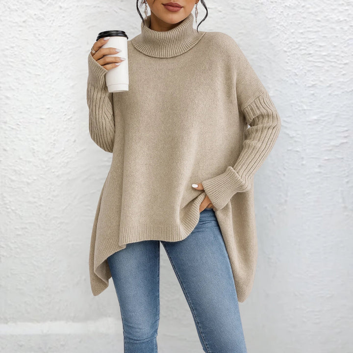 Brigit - Pullover mit lockerer Passform und Rollkragen