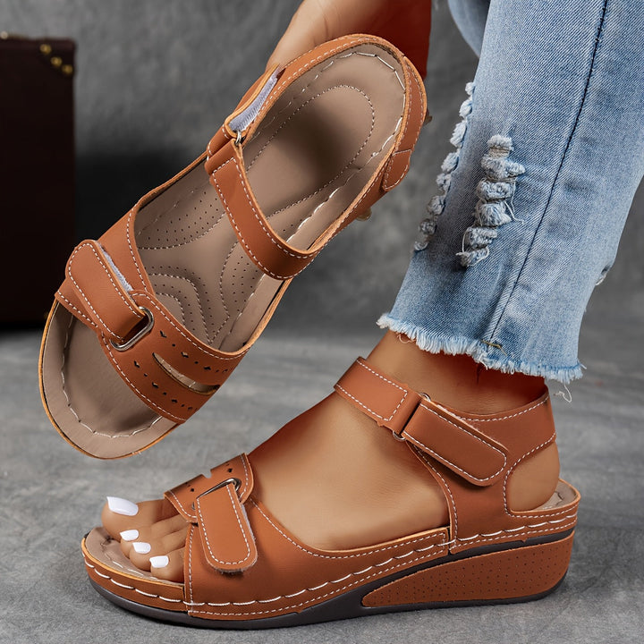 Vera - Orthopädische Sandalen mit Keilabsatz