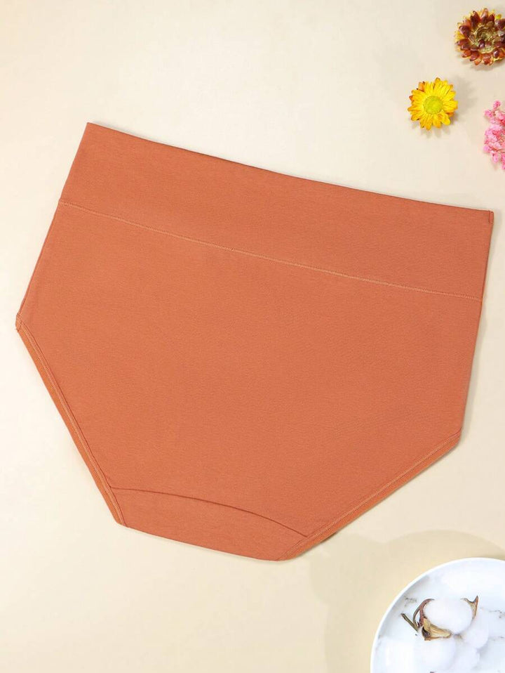 5er-Pack Damen Baumwollslips Mitteltaille
