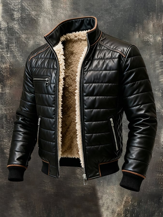 BRUNO - LUXURIÖSE WARMFUTTERJACKE MIT PLÜSCHFUTTER