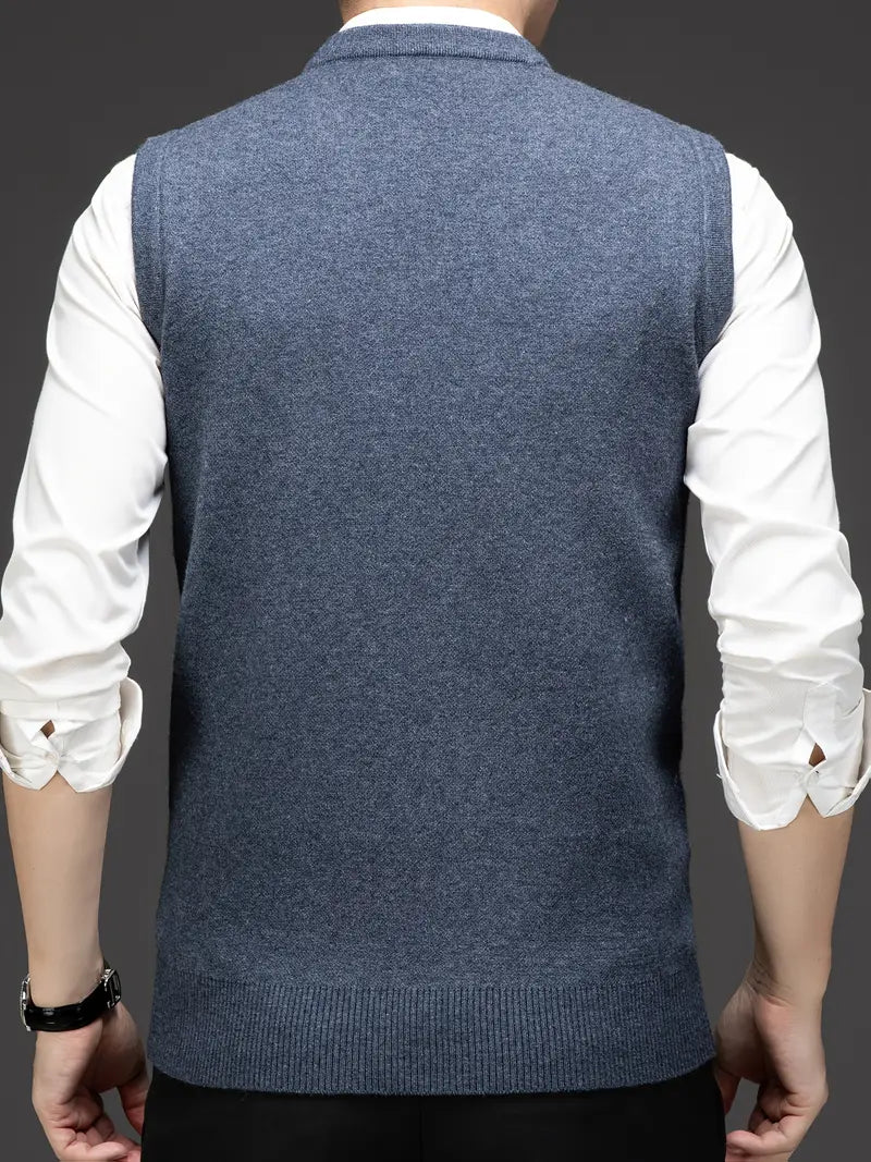 Yannick Ärmelloser Herren Pullover