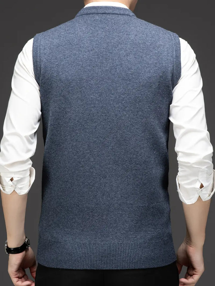 Yannick Ärmelloser Herren Pullover