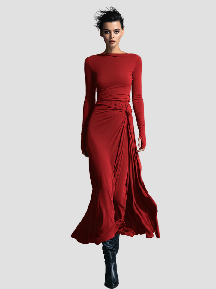 Anna - Elegantes Kleid aus elastischem Stoff mit formendem Effekt