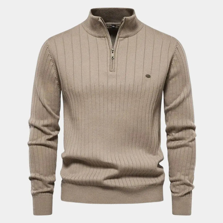 Baumwollstrickpullover