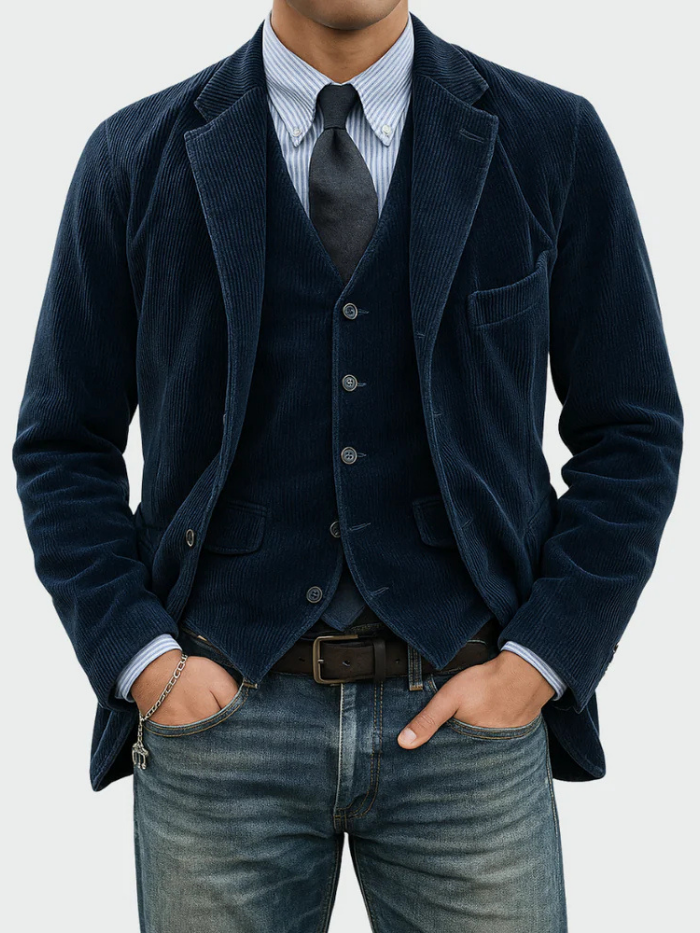 Tom - 2-teiliges Set: Blazer und Weste