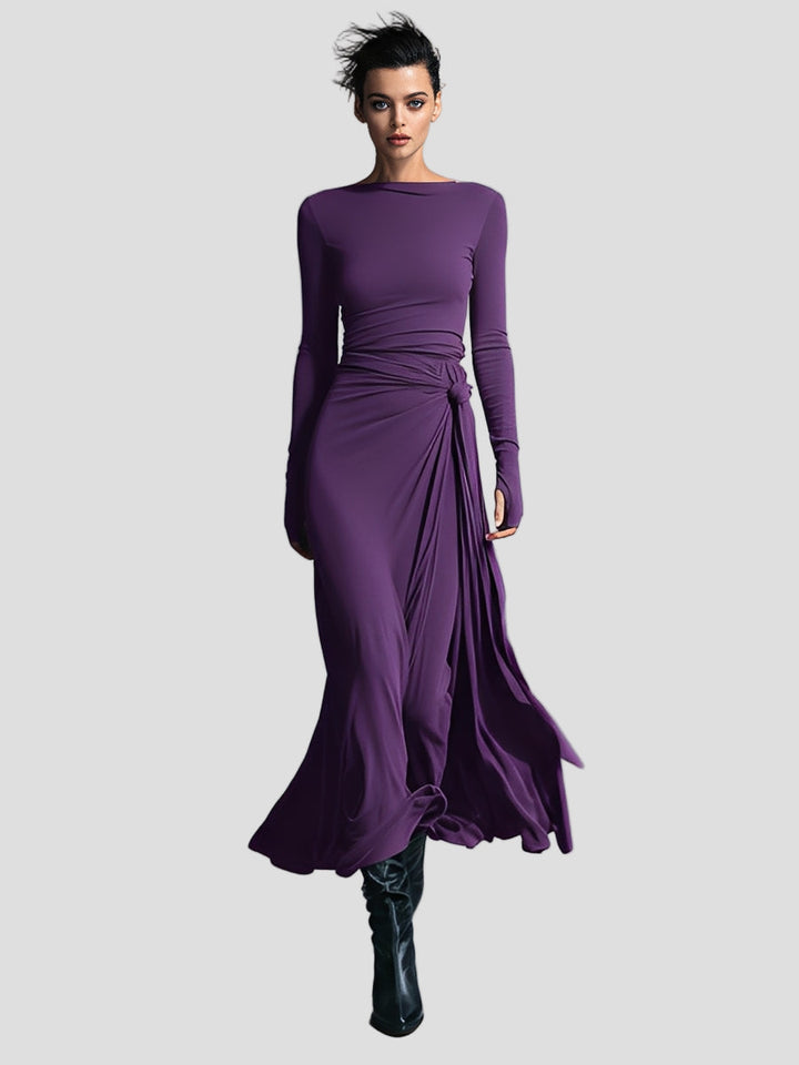 Anna - Elegantes Kleid aus elastischem Stoff mit formendem Effekt