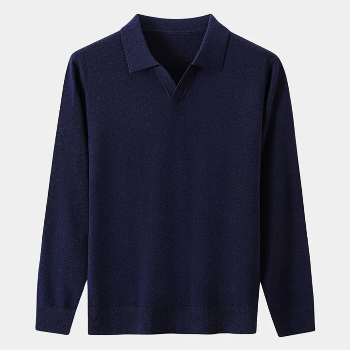 100% Wollstrick Turndown Pullover