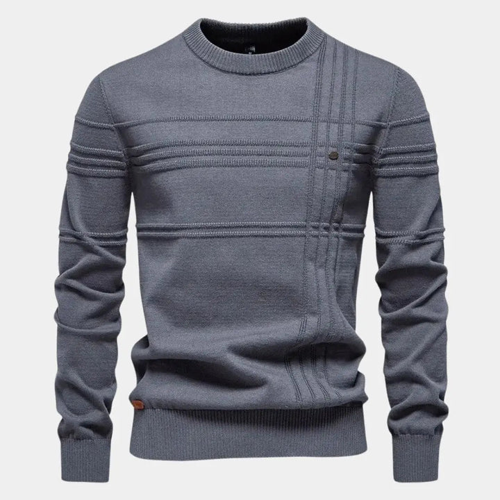 Gestrickter Pullover aus Baumwolle