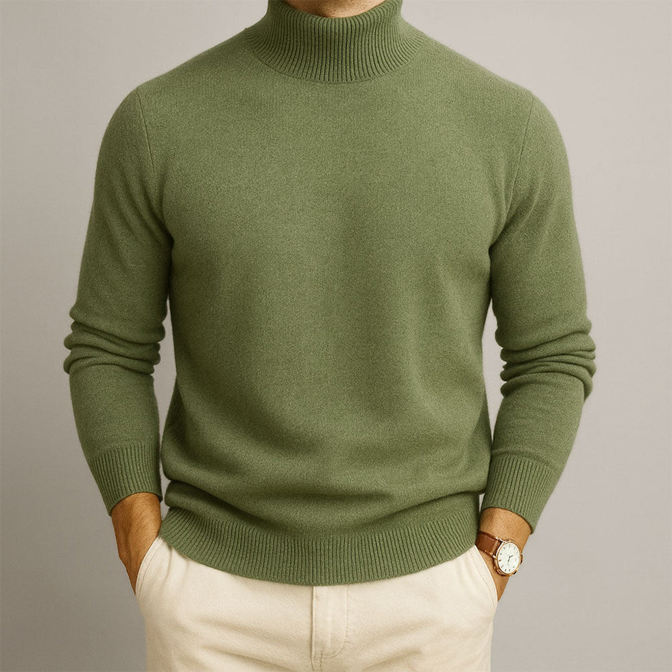 Filippos Bequemer Rollkragen Pullover