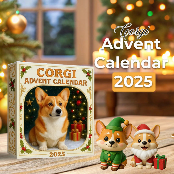 🎄Corgi Adventskalender 2025 - 2D Design🐶
