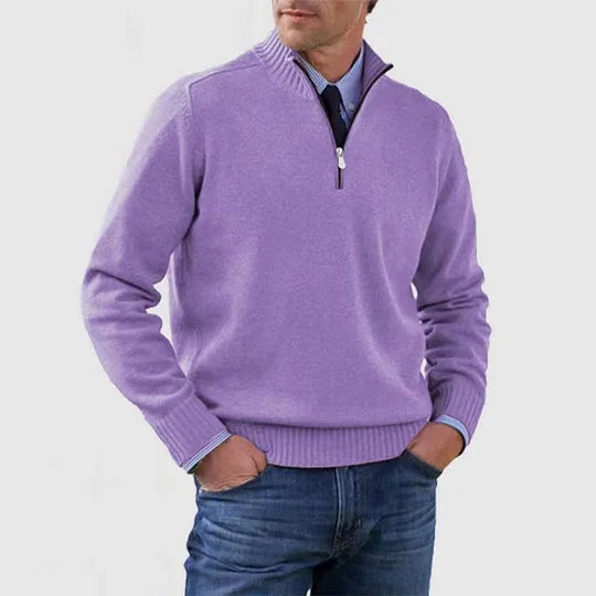 Ben™ Langarm Herren Zip-Pullover