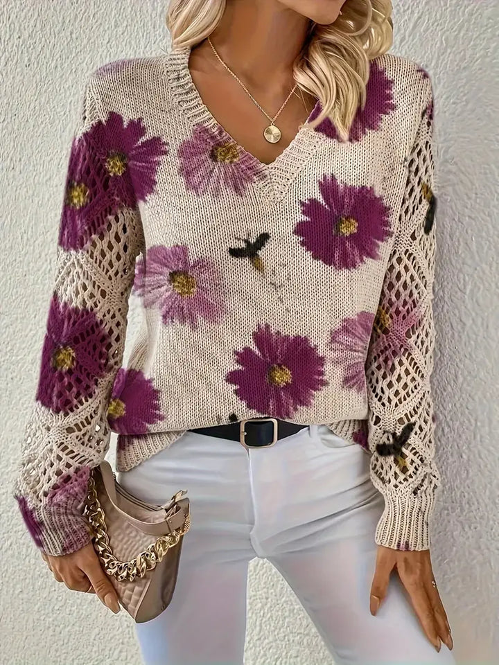 Tatyana Stilvolle Strickjacke Mit V-Ausschnitt