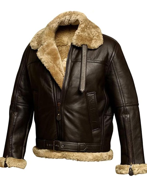 DEAN - Warme Lederjacke