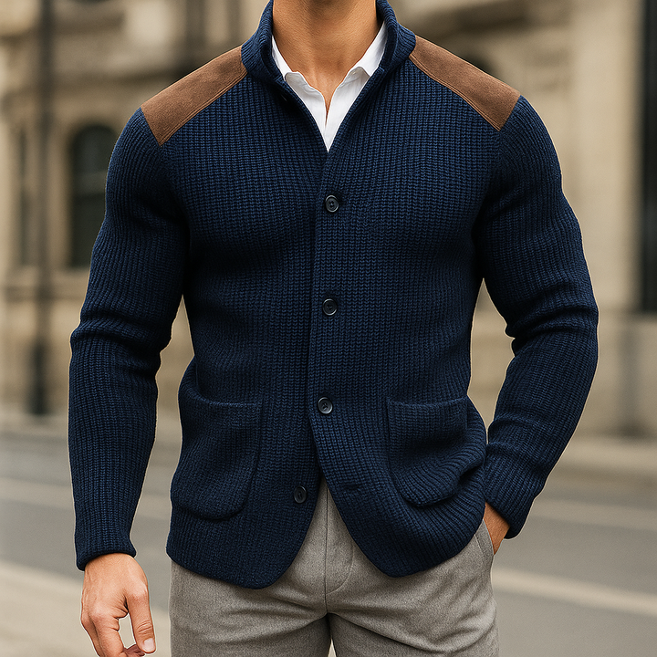 HENRY - BLAZER AUS STRUKTURIERTEM STRICK