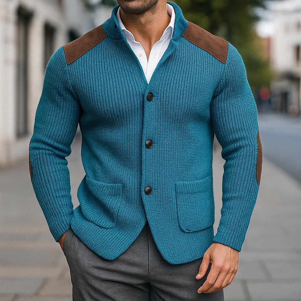 HENRY - BLAZER AUS STRUKTURIERTEM STRICK