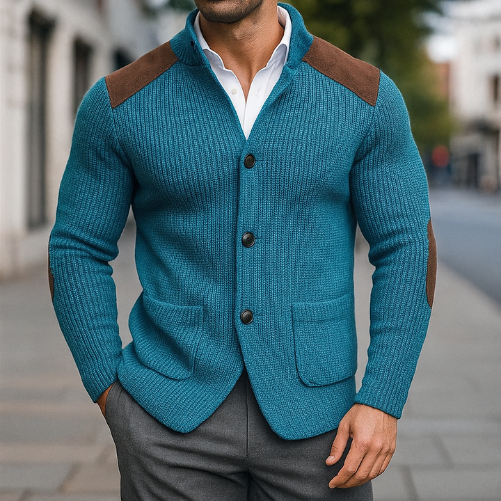 HENRY - BLAZER AUS STRUKTURIERTEM STRICK
