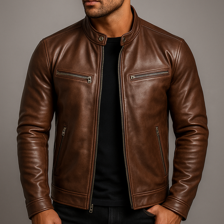 HERMANN - VINTAGE LEDERJACKE