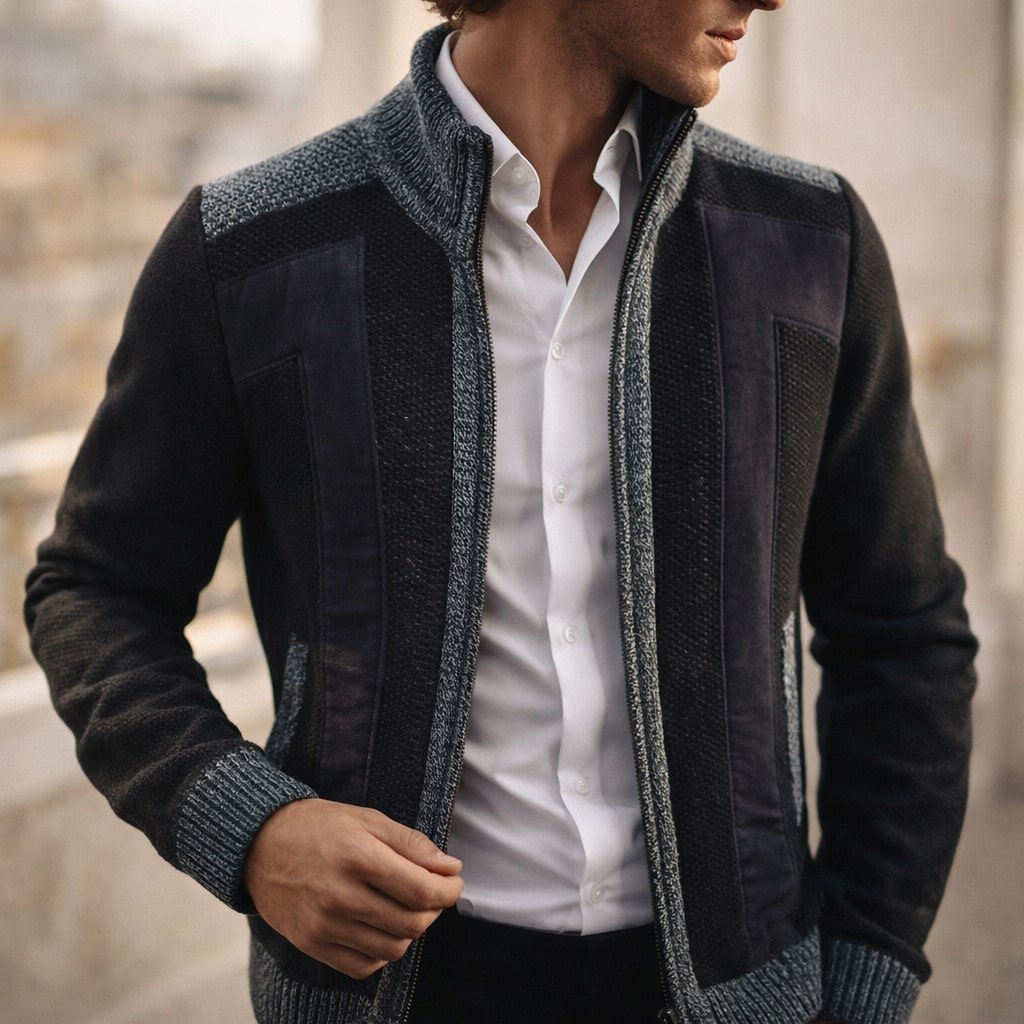 Rafael Knit Zip Jacket