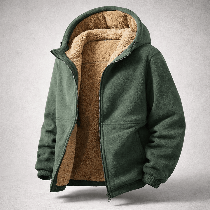 Herren Fleece-Jacke aus Sherpa