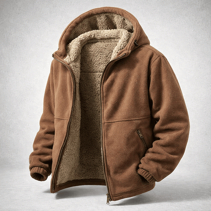 Herren Fleece-Jacke aus Sherpa