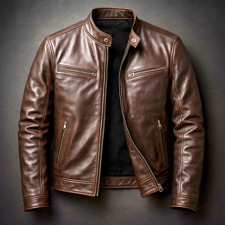 HERMANN - VINTAGE LEDERJACKE