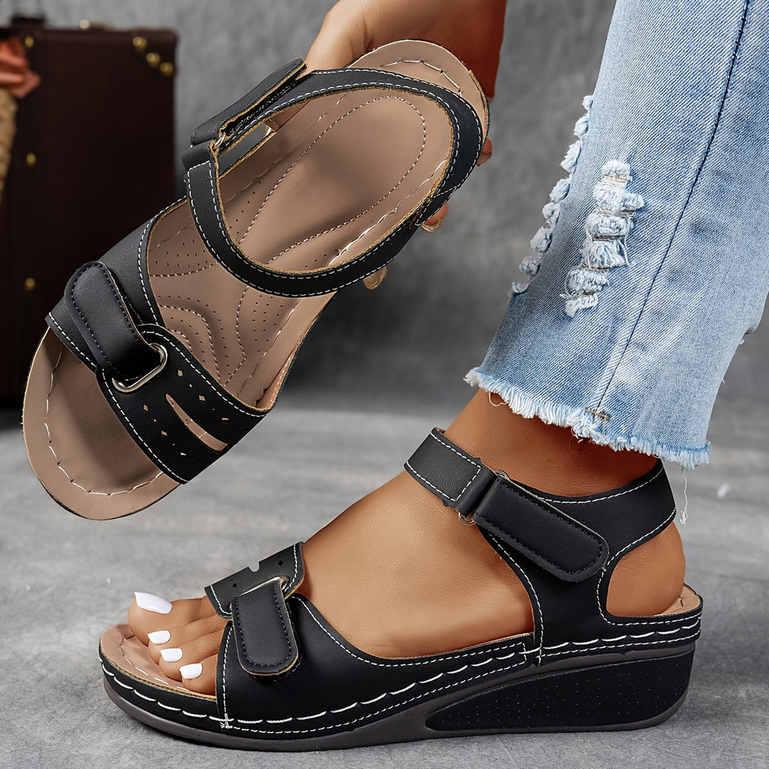 Vera - Orthopädische Sandalen mit Keilabsatz
