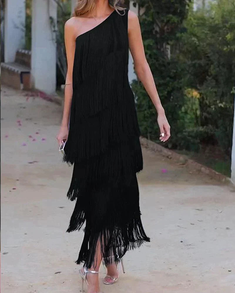NORA - Fransenkleid