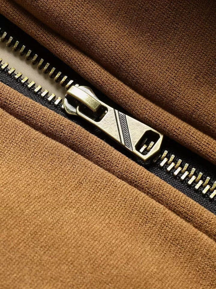 Sylvain™ Kapuzen Jacke Im Luftwaffe Stil Mit Reissverschluss