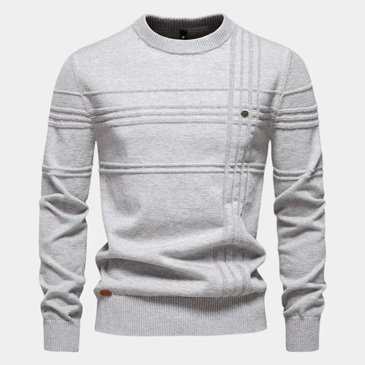 Gestrickter Pullover aus Baumwolle