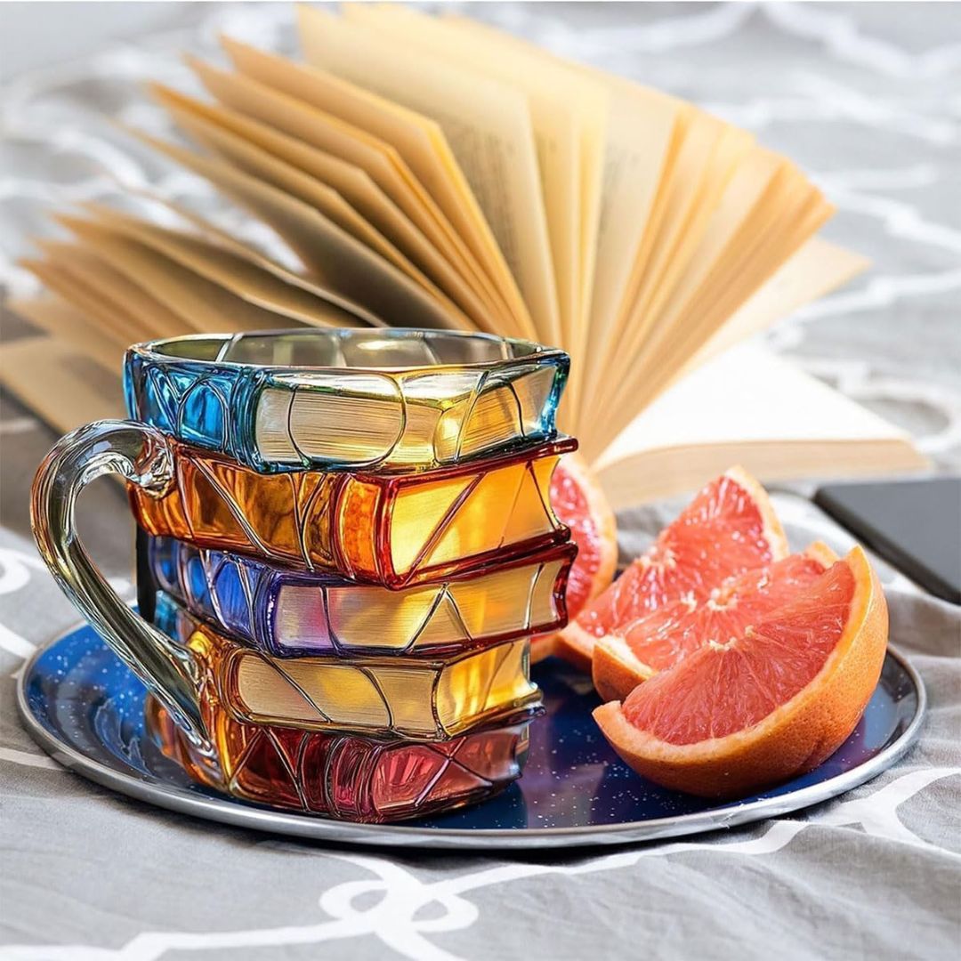 3D-Tasse der Lesefreude – Handgemacht
