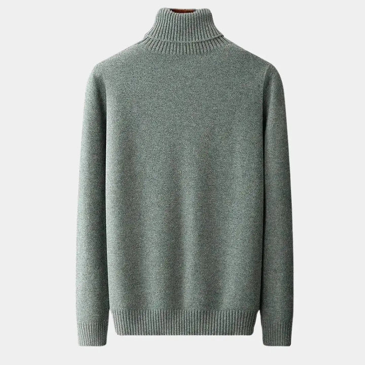 Rollkragenpullover aus 100% Merinowolle
