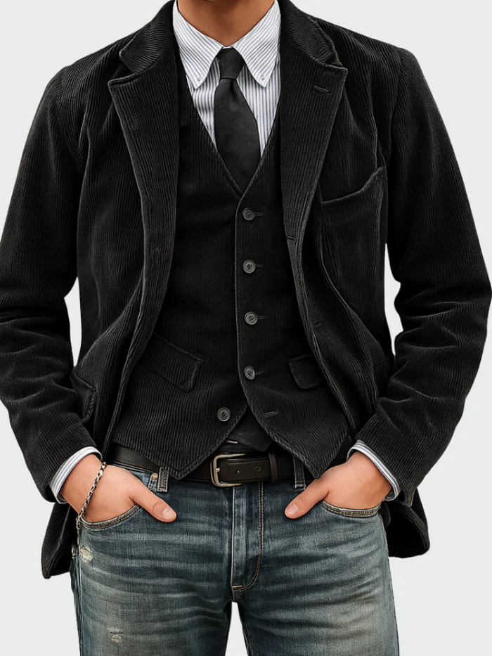 Tom - 2-teiliges Set: Blazer und Weste
