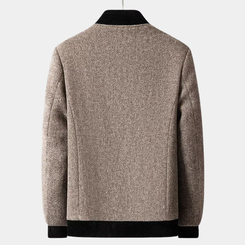 Herren Komfort Wolljacke
